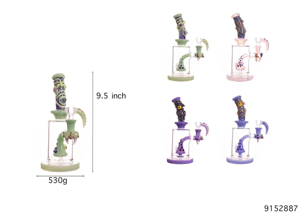 TENTACLE TRIPPER GLASS WATER PIPE #9152887