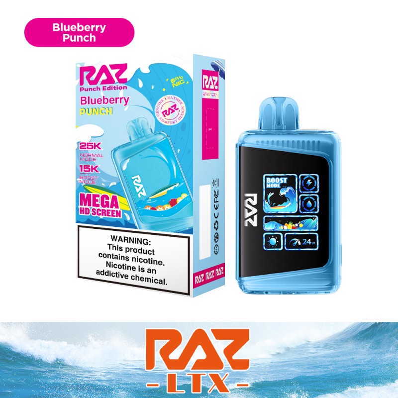 RAZ LTX 25K PUNCH EDITION 5% DISPOSABLE BOX OF 5