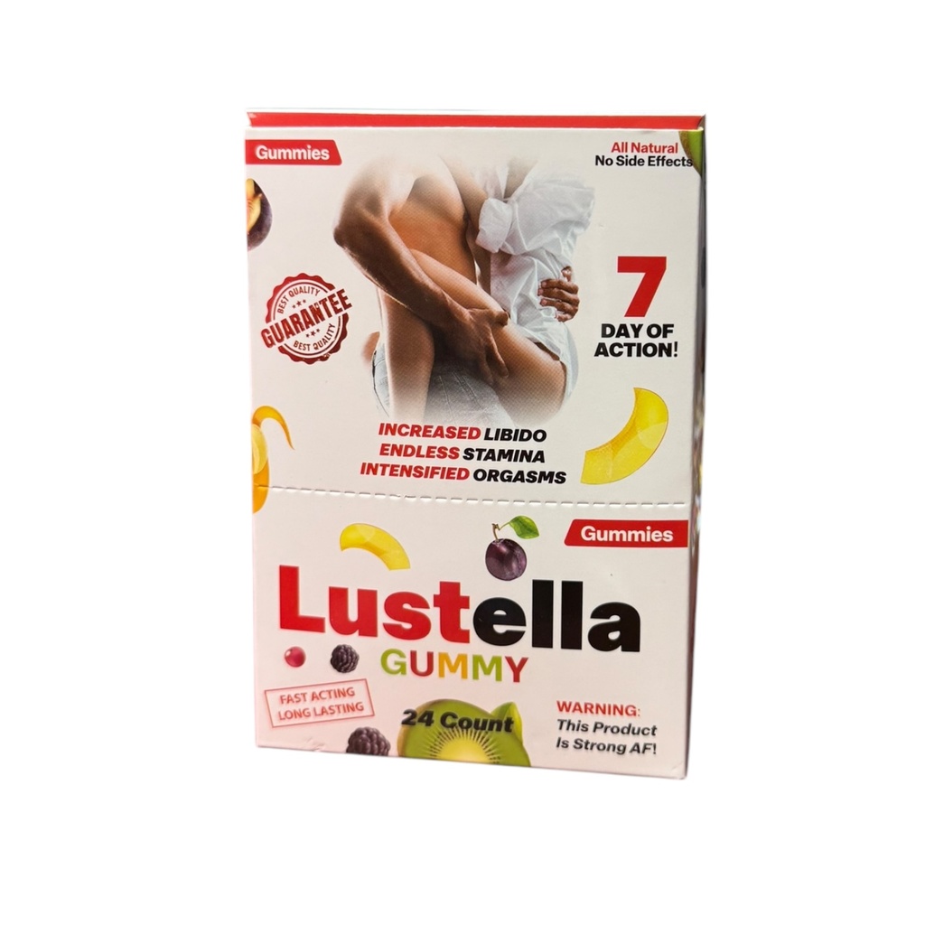 LUSTELLA ENHANCED GUMMY 1CT BOX OF 24