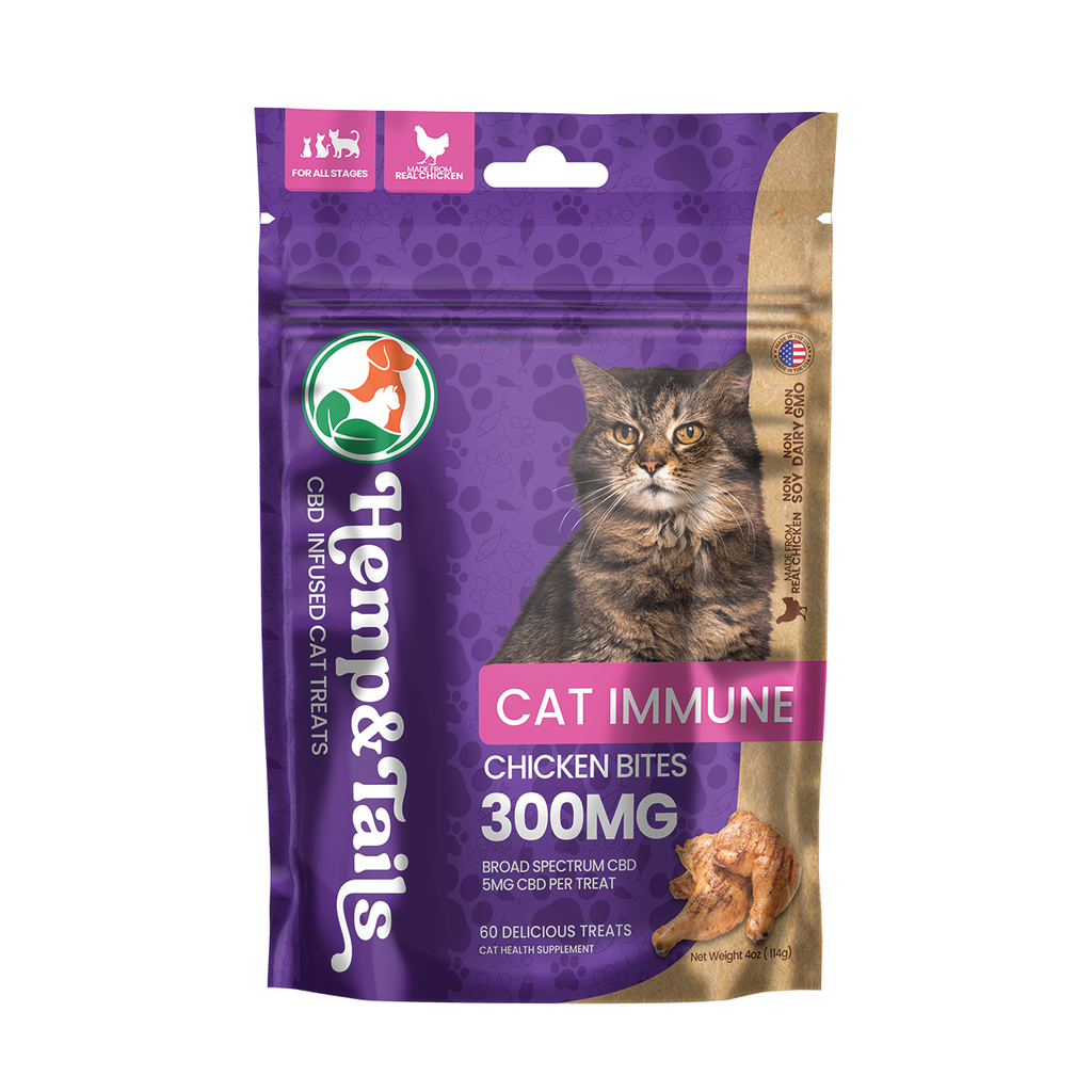 HEMP & TAILS CBD INFUSED CBD CAT TREATS 300MG