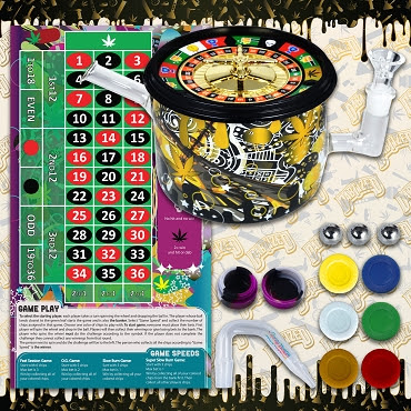PUFF AND PLAY ROULETTE WATER PIPE GAME SET