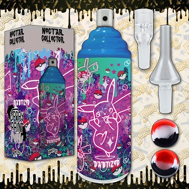 SPRAY CAN GLASS 2 IN 1 BUBBLER & NECTAR COLLECTOR