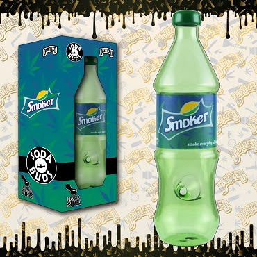 SODA BUDS BOTTLE GLASS HAND PIPE
