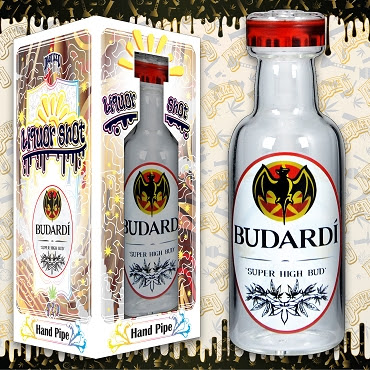 LIQUOR SHOT BOTTLE 2 IN 1 BUBBLER & NECTAR COLLECTOR MIX DESIGNS