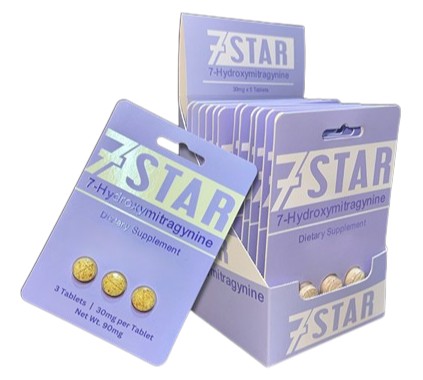 7 STAR 30MG 7-HYDROXY SUPPLEMENT TABLETS 3CT