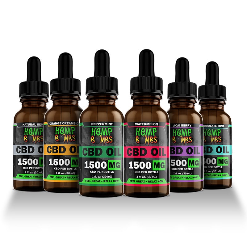 HEMP BOMB 1500MG CBD TINCTURES 30ML