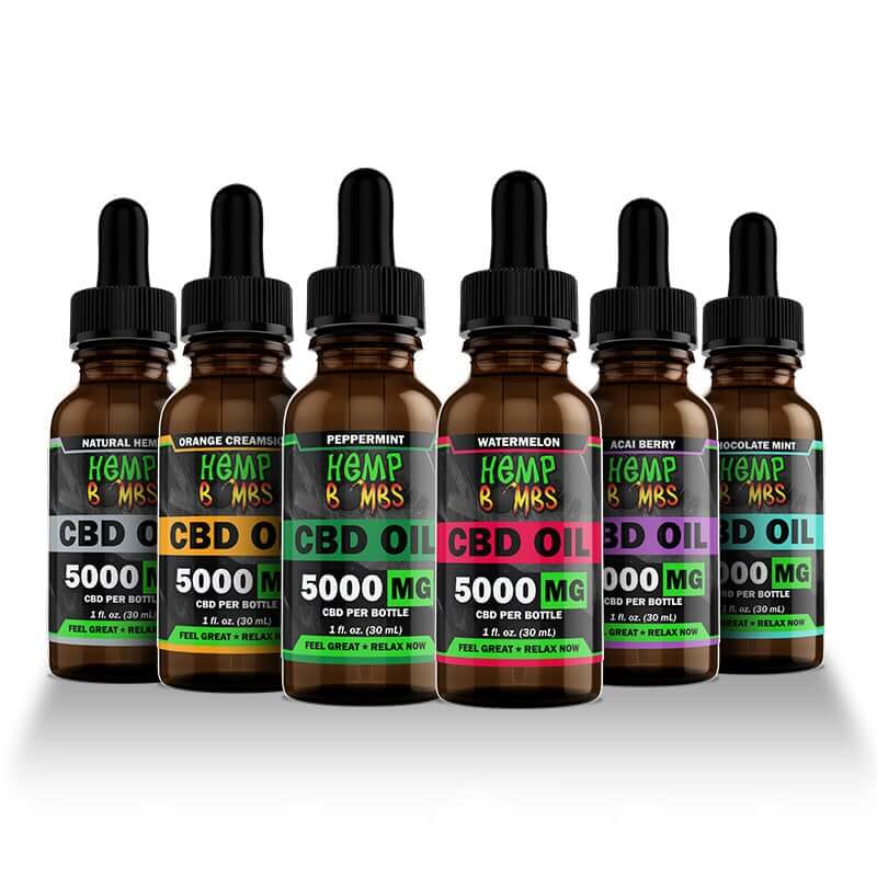 HEMP BOMB 5000MG CBD TINCTURES 30ML