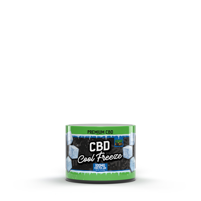 HEMP BOMB CBD 100MG COOL FREEZE JAR