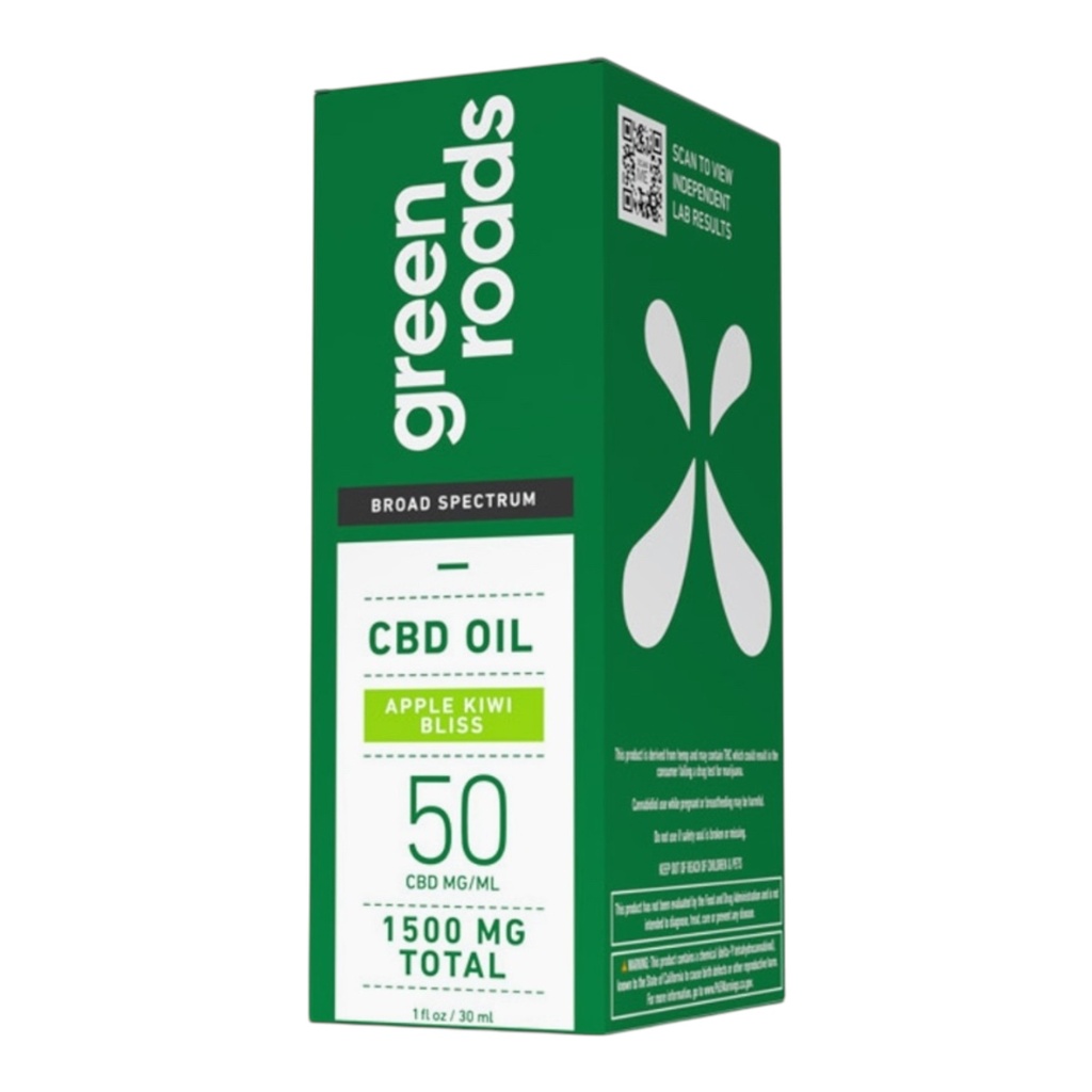 GREEN ROAD 1500MG CBD OIL 30ML