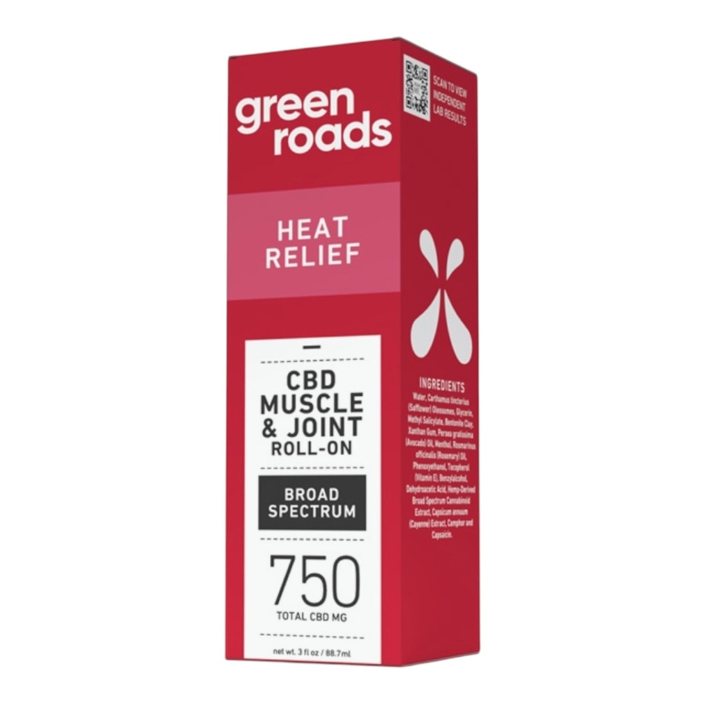 GREEN ROAD CBD RELIEF ROLL ON 750MG