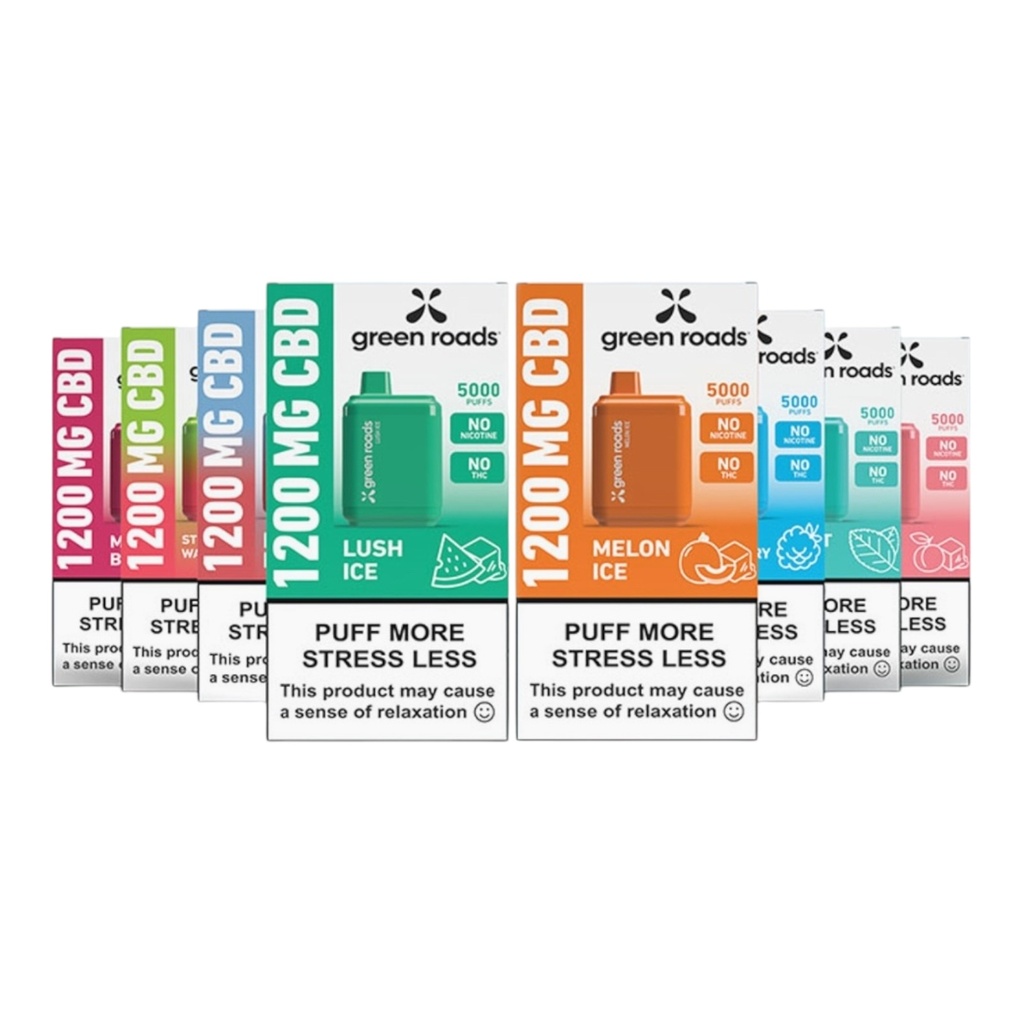 GREEN ROAD CBD VAPE 1200MG
