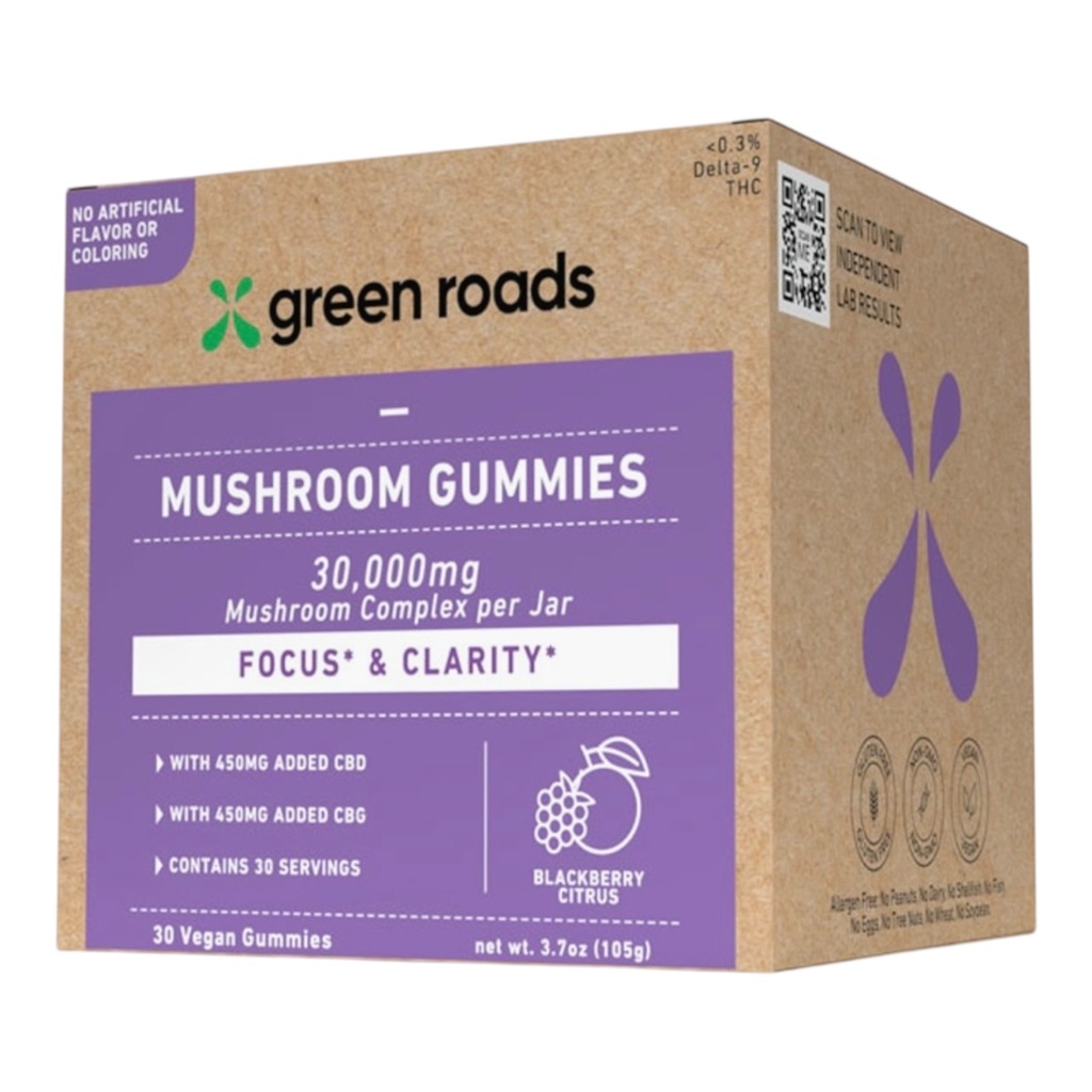 GREEN ROAD VEGAN MUSHROOM CBD GUMMIES