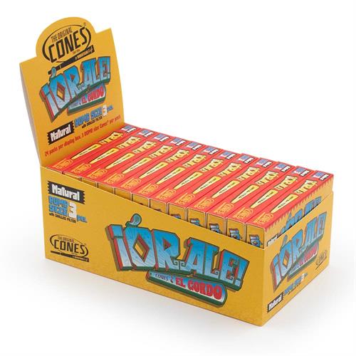 THE ORIGINAL CONES ORALE! NATURAL BOMB SIZE 3CT BOX OF 24