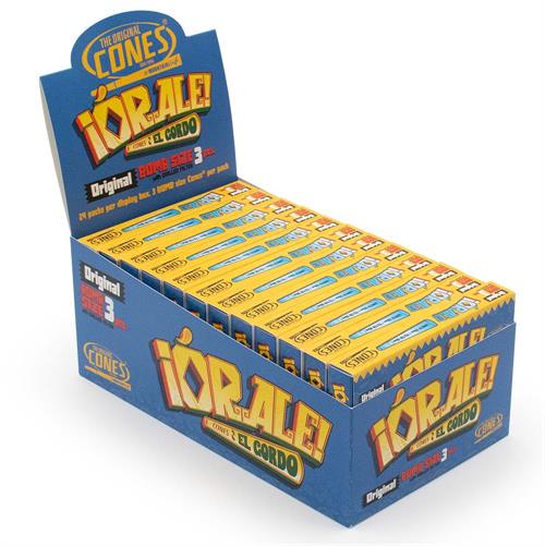 THE ORIGINAL CONES ORALE! ORIGINAL BOMB SIZE 3CT BOX OF 24