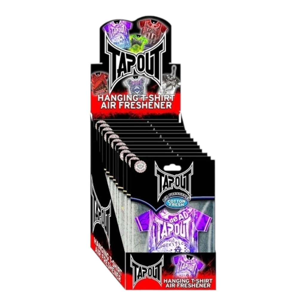 TAPOUT T-SHIRT AIR FRESHENER  12CT