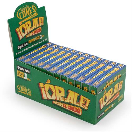 THE ORIGINAL CONES ORALE! ORGANIC HEMP BOMB SIZE 3CT BOX OF 24