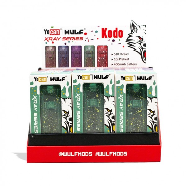WULF XRAY SERIES KODO CARTRIDGE VAPORIZER BOX OF 15