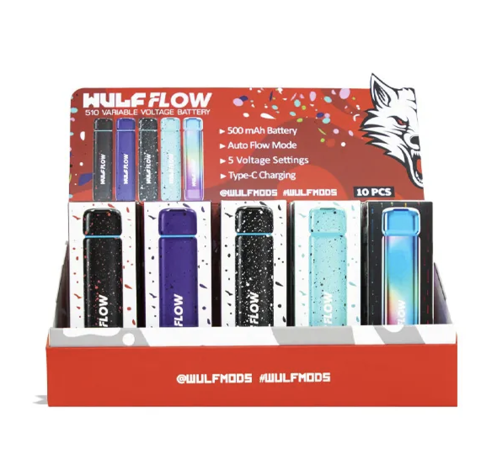 WULF FLOW 510 VOLTAGE BATTERY BOX OF 10