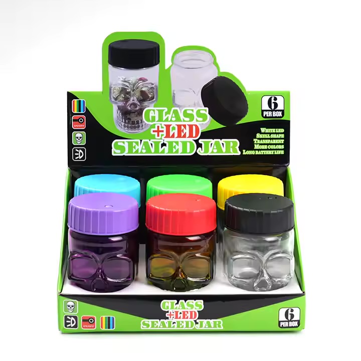 LED GLASS SEALED JAR BOX OF 6
