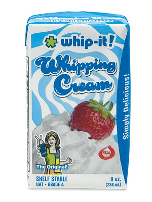 WHIP IT WHIPPING CREAM STRAWBERRY CARTON 8OZ