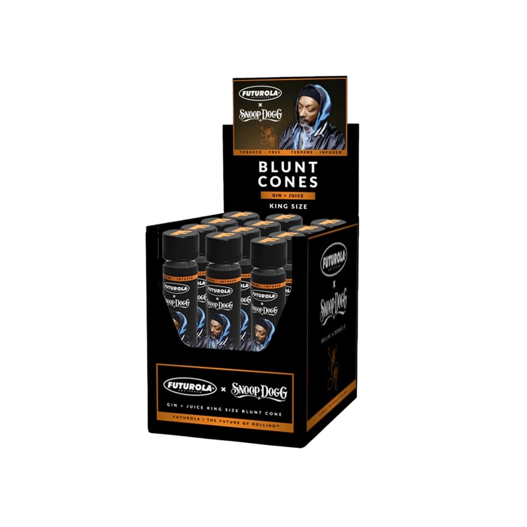 FUTUROLA X SNOOP DOGG GIN & JUICE BLUNT CONES 12CT KING SIZE