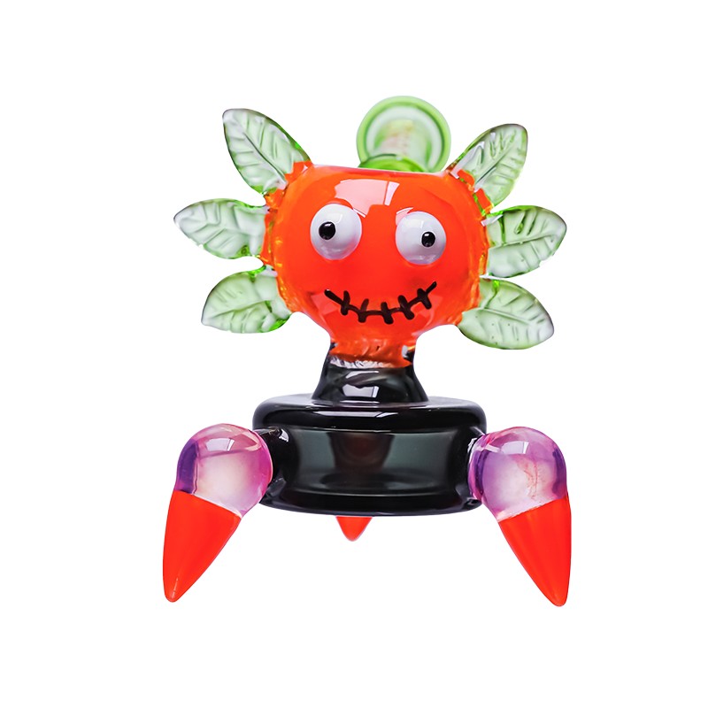 CHEECH PUMPKIN PATCH 4.5" GLASS WATER PIPE #CHE-337