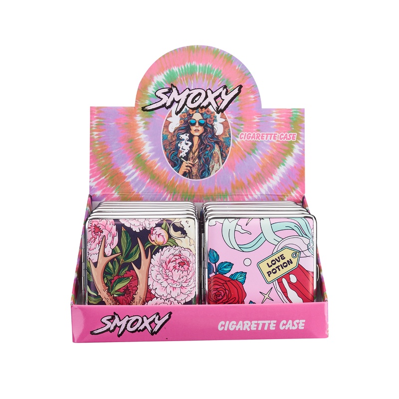 SMOXY GIRL CIGARETTE CASE #SG304D BOX OF 12