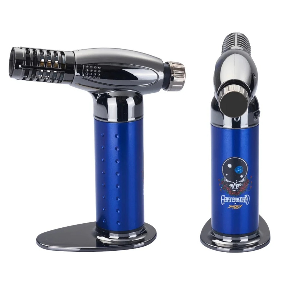 GRATEFUL DEAD X SMOXY DELUXE TORCH LIGHTER BLUE #GD201