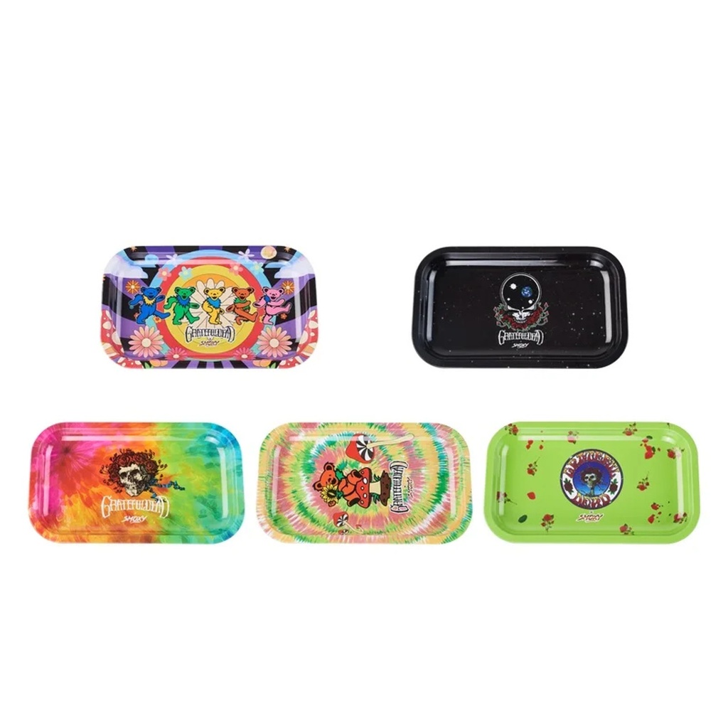 GRATEFUL DEAD X SMOXY METAL ROLLING TRAY ASSORTED DESIGNS
