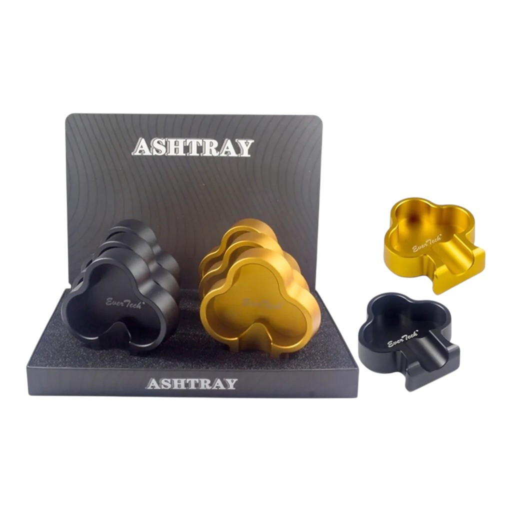 CIGAR ASHTRAY CLUB SHAPED DESIGN #ASHTRAY-CLUB BOX OF 6