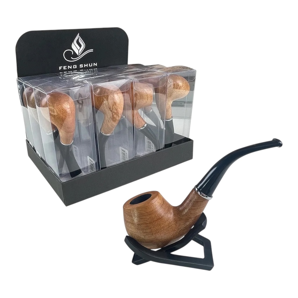 WOOD PIPE LIGHT COLOR FINISH #PIP17 BOX OF 15