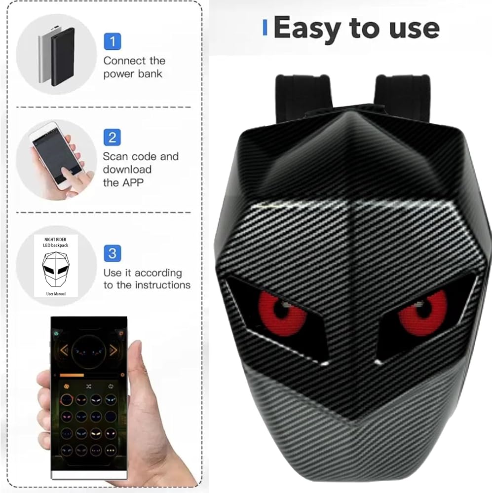 NR SPARK NIGHT RIDER LED BACKPACK BIG SIZE