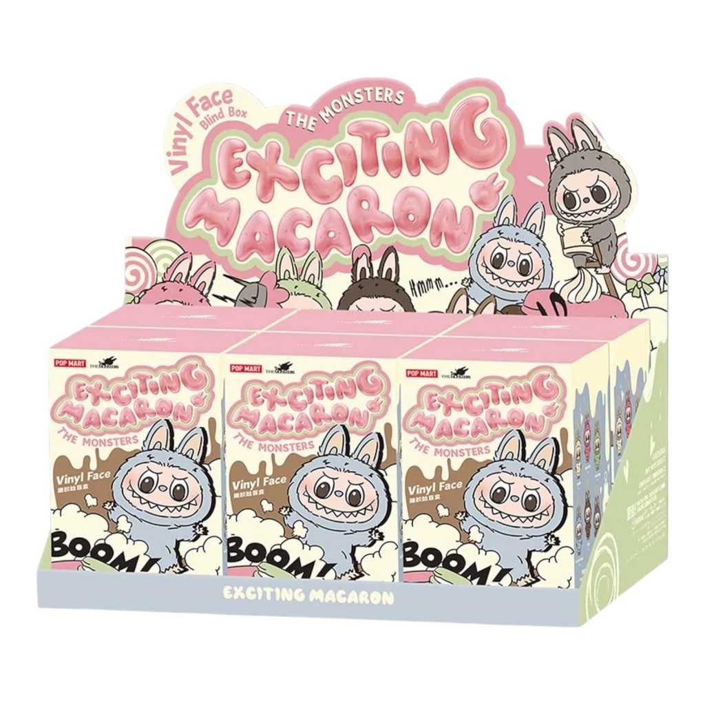 POP MART THE MONSTERS EXCITING MACARONS BOX OF 6