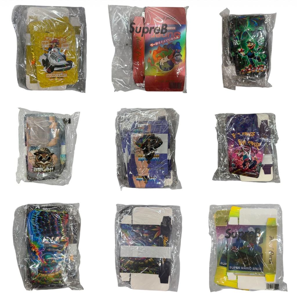 SUPREB  BAGS/BOX 3.5G PACK OF 25 ASSORTED DESIGNS