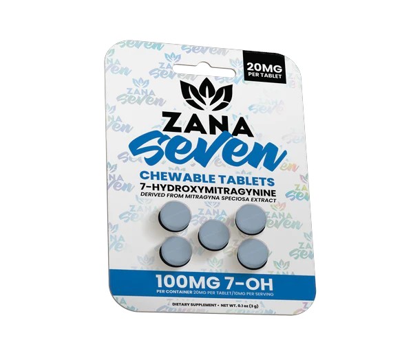 ZANA SAVEN 20MG 7-HYDROXY KRATOM BLISTER CAPSULES 5CT