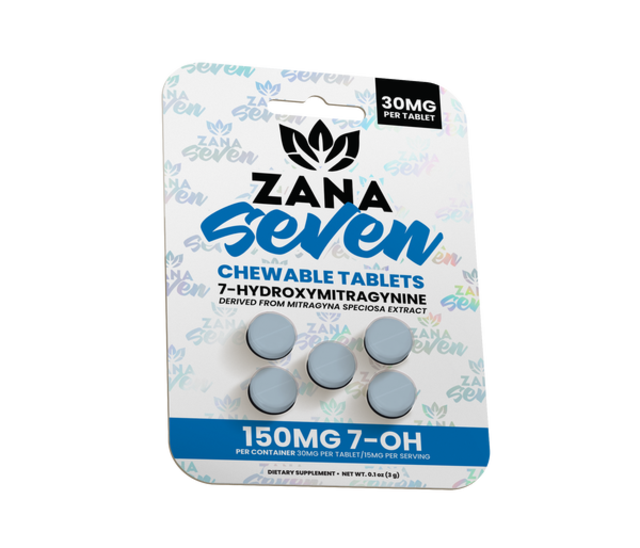 ZANA SAVEN 30MG 7-HYDROXY KRATOM BLISTER CAPSULES 5CT
