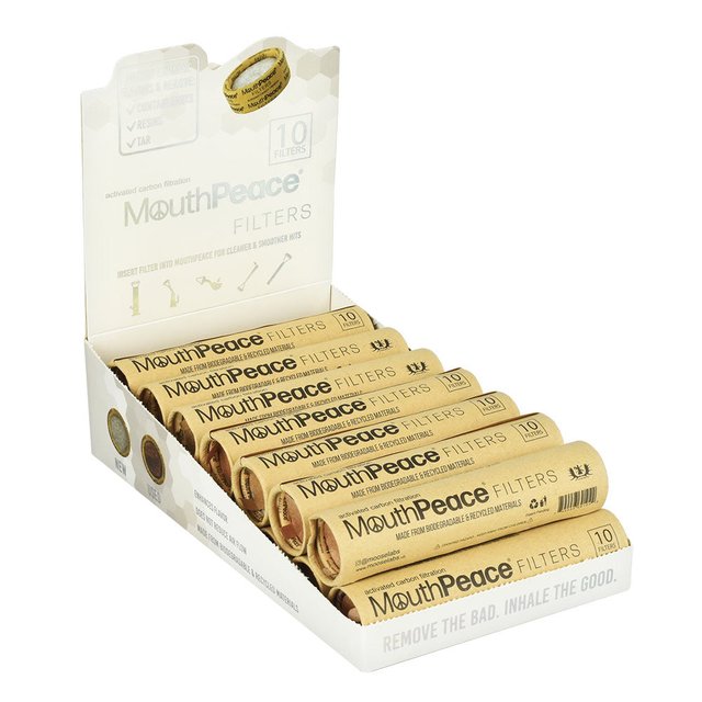 MOUTHPEACE FILTERS FOR PIPES 10CT BOX OF 15