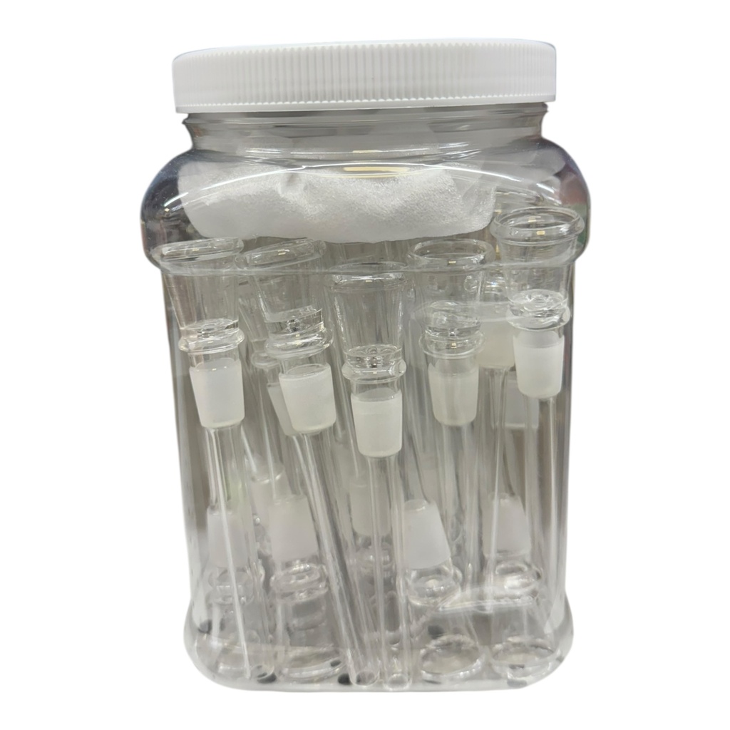 6" GLASS DOWNSTEM 45CT JAR #COD-0012