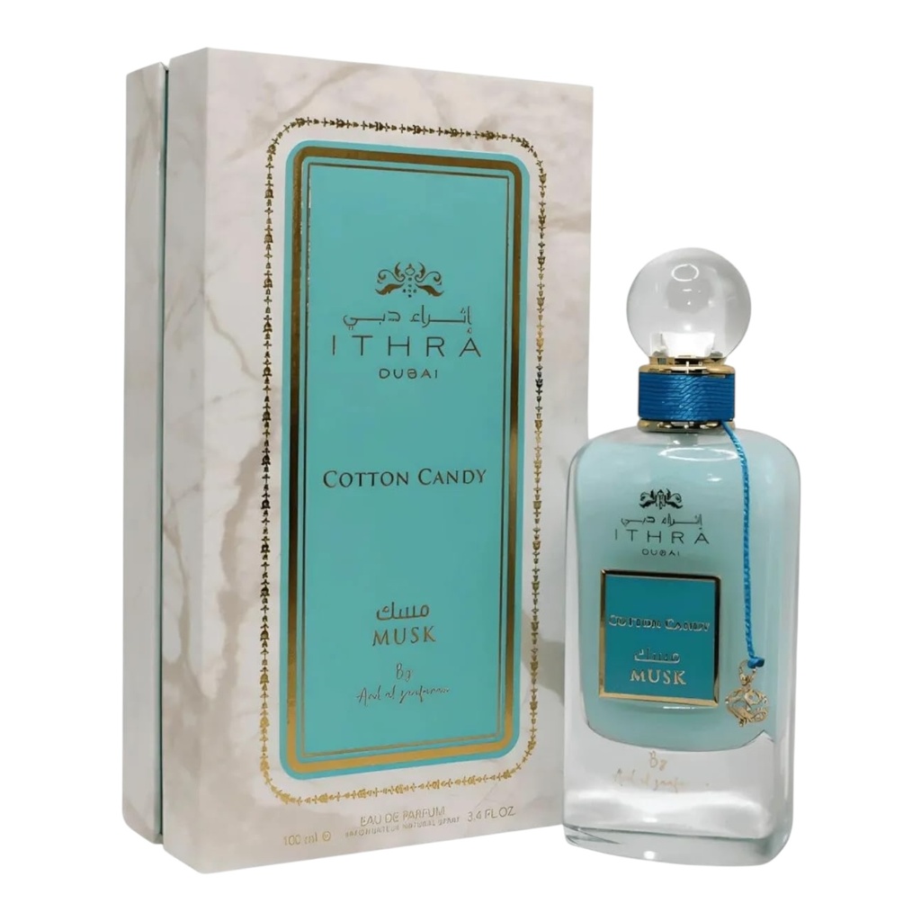 ARD AL ZAAFARAN ITHRA MUSK COLLECTION COTTON CANDY EAU DE PARFUM 3.4OZ