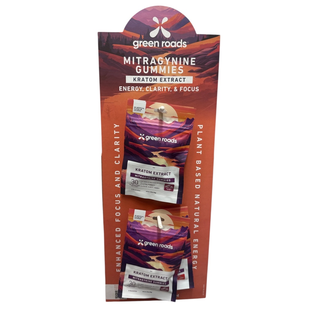 GREEN ROADS KRATOM EXTRACT MITRAGYNINE 150MG DISPLAY 4CT