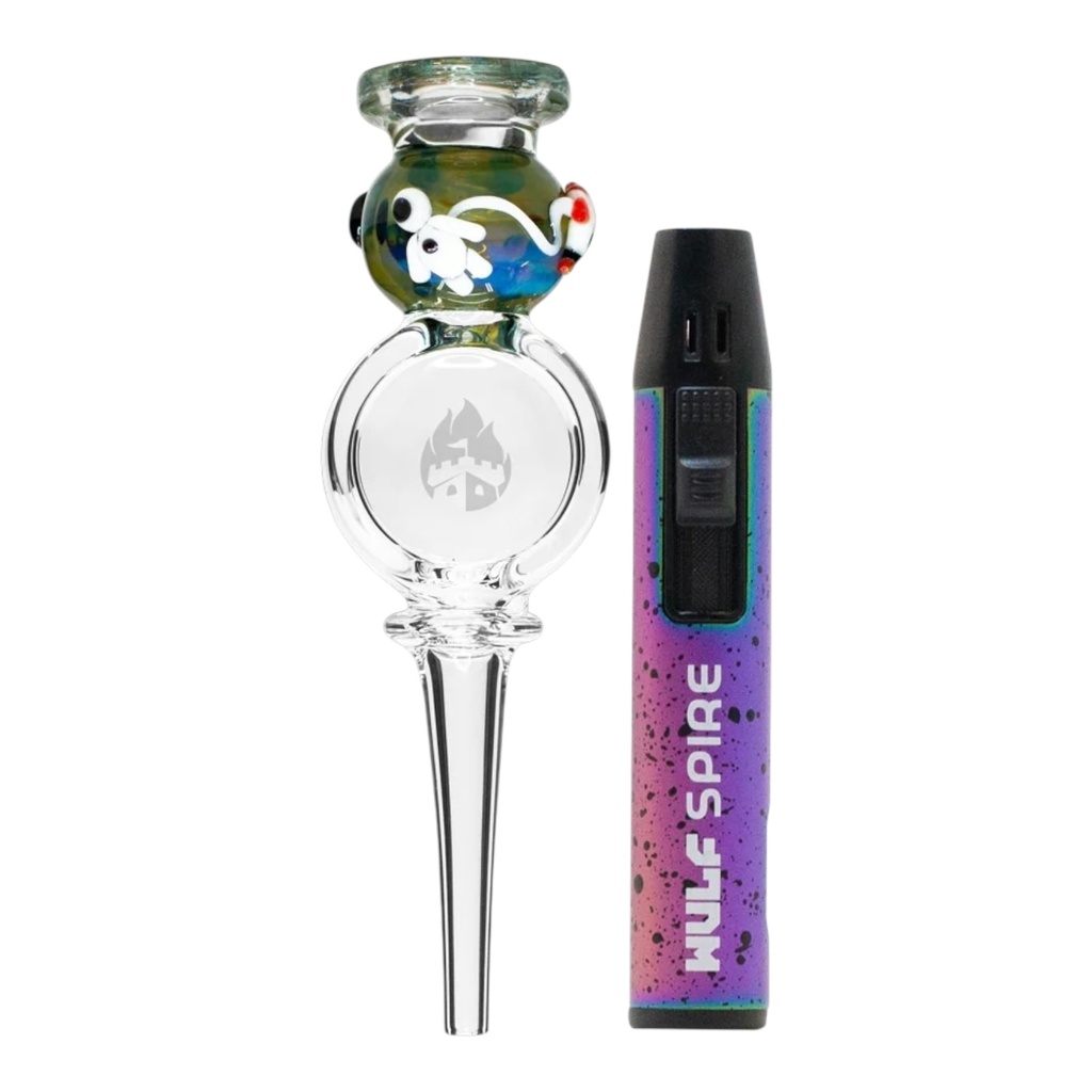 WULF EMPIRE GLASSWORKS NECTAR COLLECTOR & PEN TORCH
