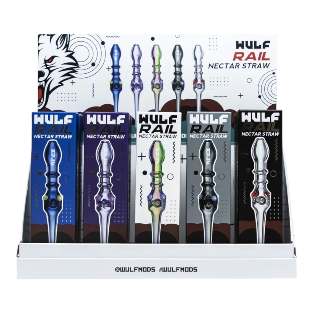 WULF RAIL NECTAR STRAW BOX OF 15