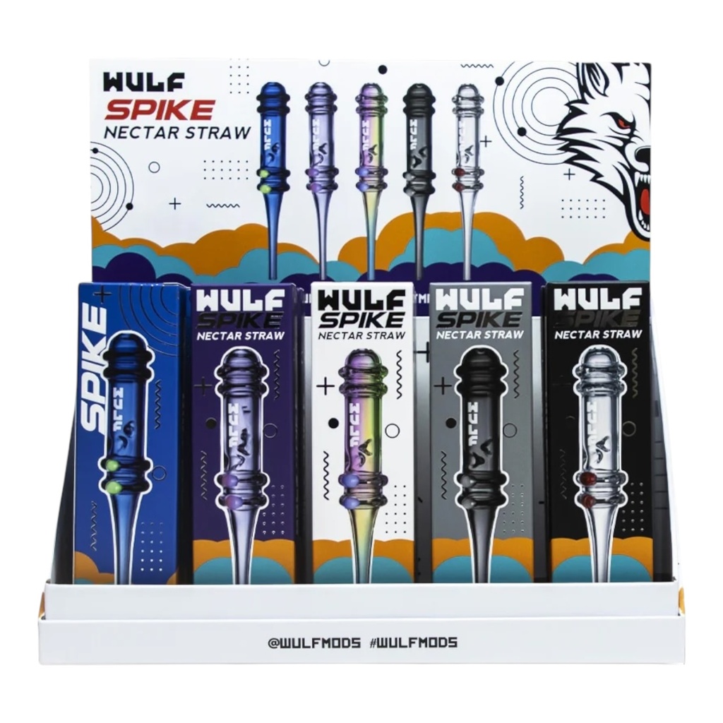 WULF SPIKE NECTAR STRAW BOX OF 15