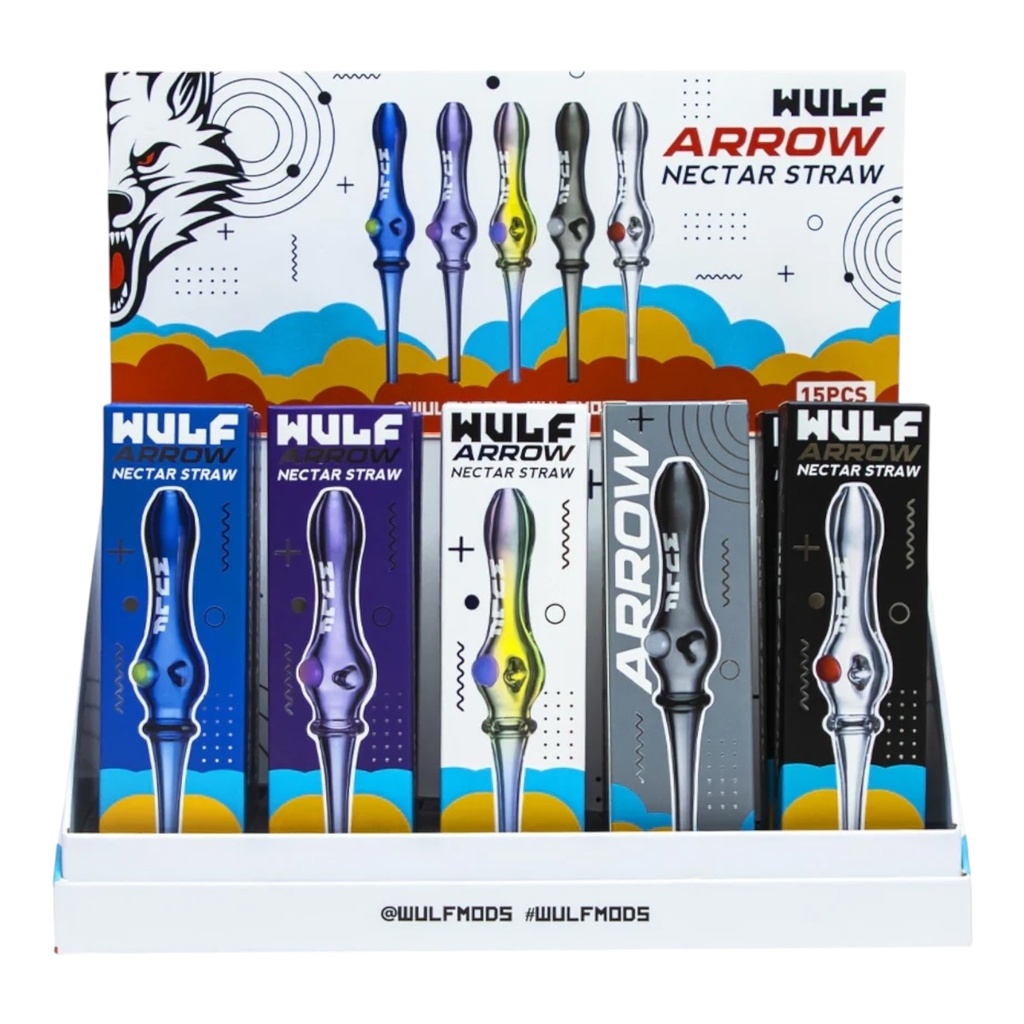 WULF ARROW NECTAR STRAW BOX OF 15