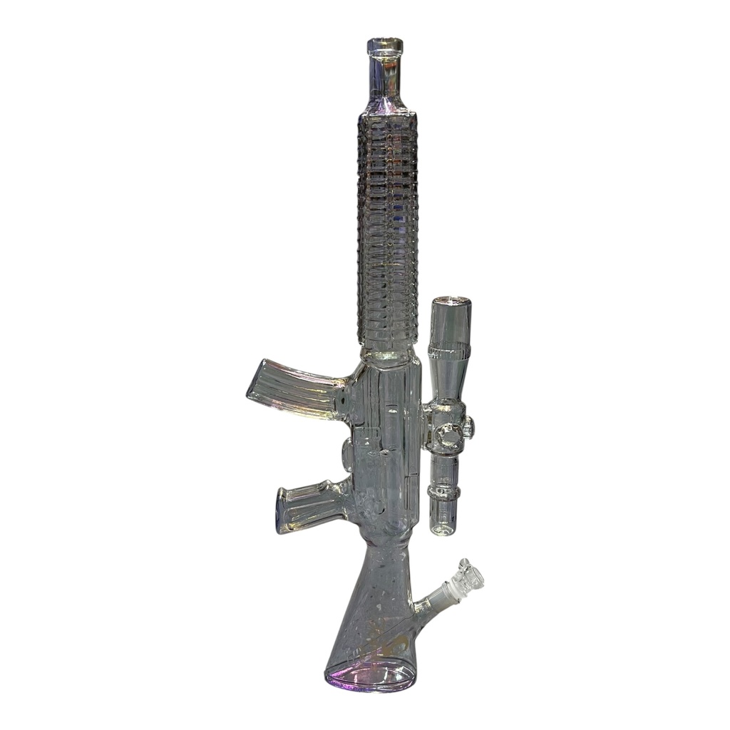HIPSTER RIFLE STYLE WATER PIPE #GS023 ASSORTED COLORS