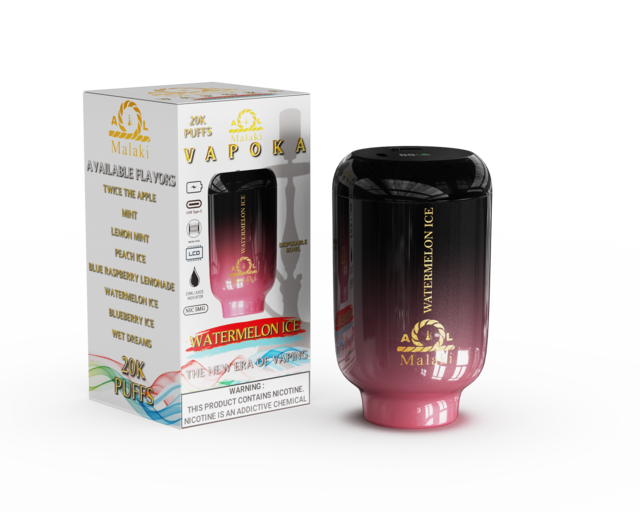 AL MALAKI VAPOKA 20K 5MG E-HOOKAH VAPE BOWL BOX OF 6