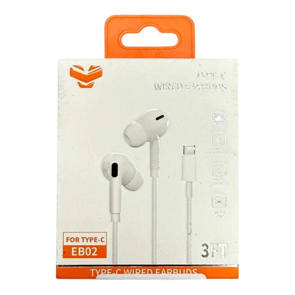 VITOG TYPE-C WIRED EARBUDS 3FT
