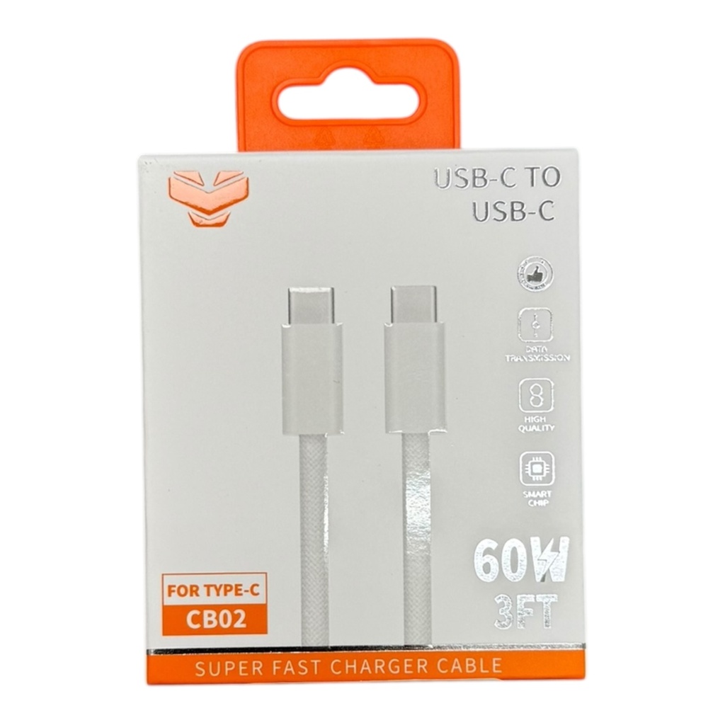 VITOG 60W USB-C TO USB-C CABLE 3FT