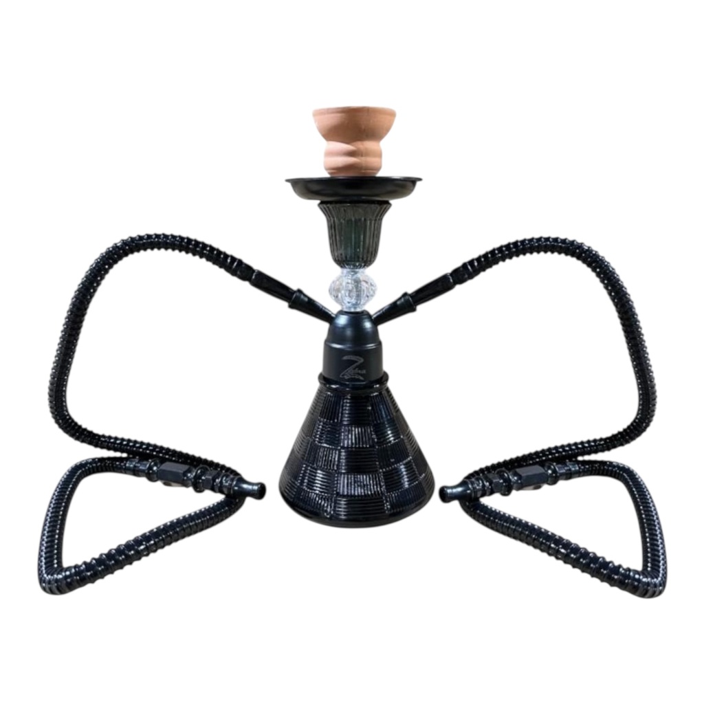 ZEBRA RODMAN 2 HOSE HOOKAH ASSORTED COLORS