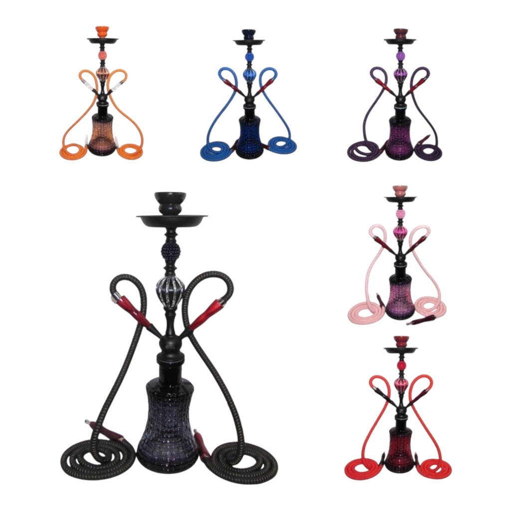 TANYA JUSTICE 2 HOSE HOOKAH TRAVELING CASE ASSORTED COLORS